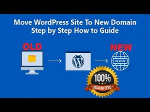 How to transfer WordPress website to a new domain without any plugin|Easy method|100% working