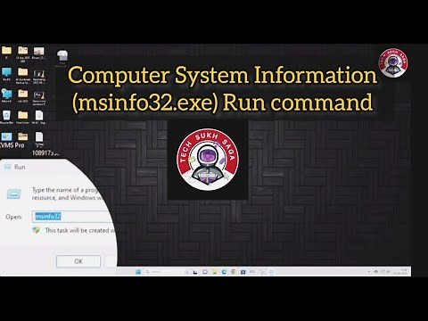 How to check Computer System Information (msinfo32.exe) Run command windows 10/11