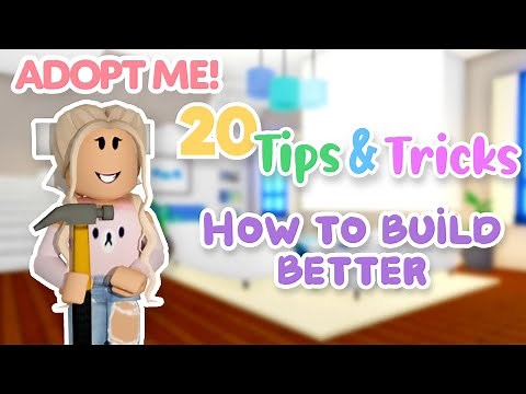 20 TIPS & TRICKS How to build better in Adopt Me! | Roblox | Monicili Plays