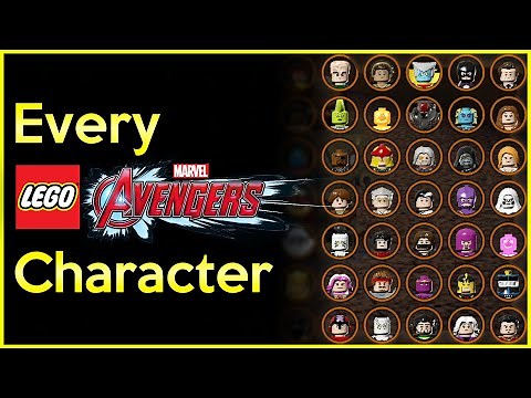 EVERY CHARACTER in LEGO Marvel's Avengers (2016)