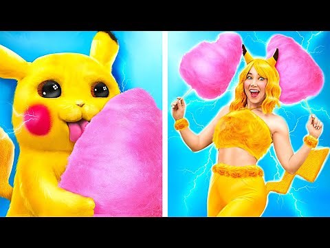 HOW TO SNEAK POKEMON INTO MOVIES || Crazy Ways to Sneak Food, Makeup & Pets by 123 GO!