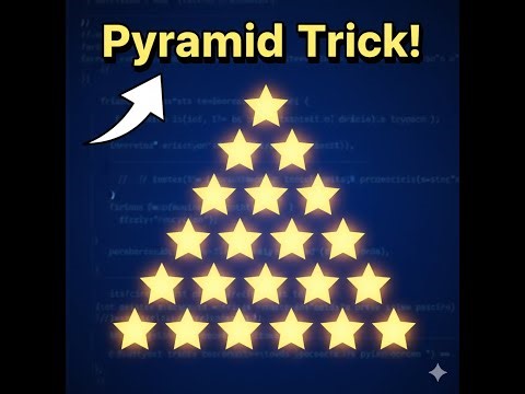 Star Pyramid Pattern in C | Full Pyramid Pattern | Logic + Dry Run