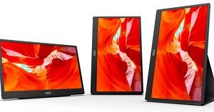 AOC's new bus-powered USB-C monitor has VESA mount, built-in battery + 10-point touch