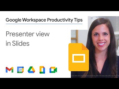Presenter view in Google Slides using Google Workspace for business