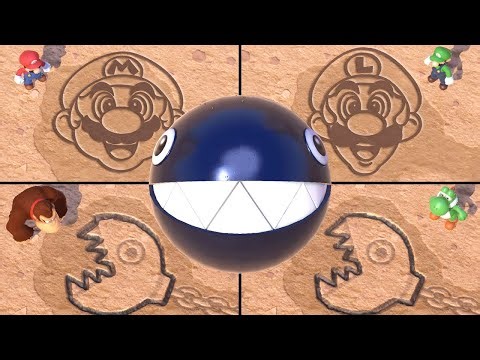 Mario Party Superstars Minigames - Mario Vs Luigi Vs Yoshi Vs Donkey Kong (Master Difficulty)