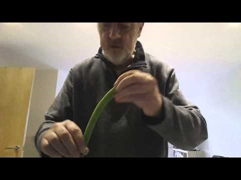 How to shred runner beans
