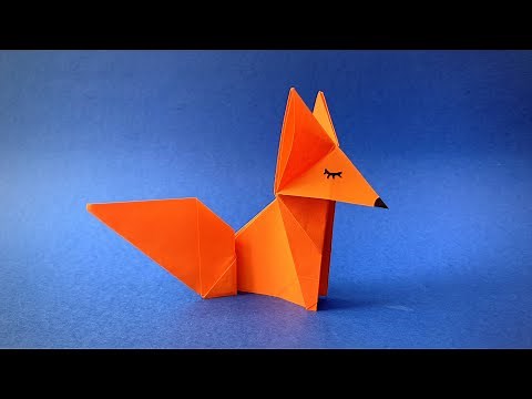 How to Make a Paper Fox | Origami Fox 3D | Origami Animals