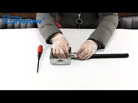 PVC coated flexible conduit to junction box fitting