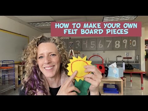 How To Make Your Own Felt Board Pieces