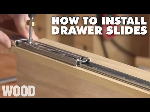 How to Install 3 Types of Drawer Slides in Cabinets | WOOD magazine