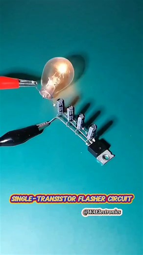 Electrical & Electronics on Instagram: "Simple Single-Transistor Flasher Circuit! Diy Electronics Project 2$ for 1-8 Layer PCBs at JLCPCB https://jlcpcb.com/?from=waelectronics Follow @wa_electronics for more like this. Like❣️ comments📋 Share📤 Keep Supporting 🤝 #lampflasher #jlcpcb #flashercircuit #diyelectronic #diyelectronics #diyelectrical #electronicidea #electronicstudent #electronicstudents #electronicsolvers #electronicsengineering #electronicengineering #digitalelectronics"