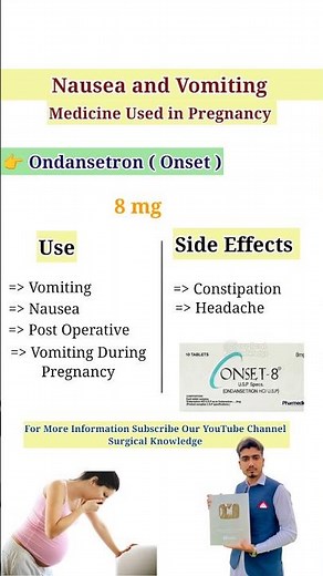 Nausea and Vomiting Medicine Used in Pregnancy #medicine #pregnancy #pregnancymeditation