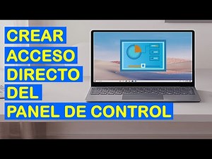CREAR ACCESO DIRECTO del PANEL de CONTROL en Windows 10