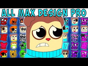 ALL MAX DESIGN PRO TEST | FNF Character Test | Gameplay VS Playground