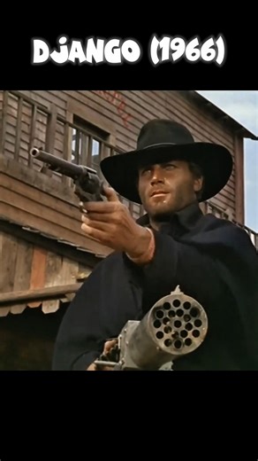 When Django Pulled the Machine Gun…🔥 | Django (1966) #shorts