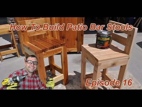 How to Make Simple Bar Stools | 2x4 Bar Stool