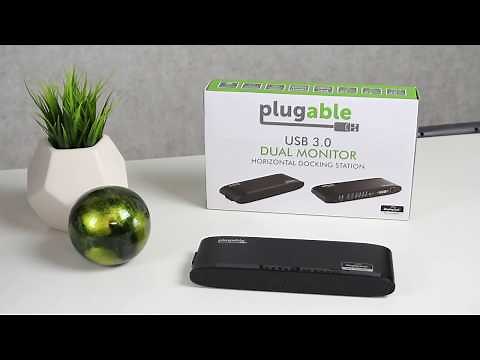 Plugable's USB 3.0 Horizontal Dual Monitor Docking Station