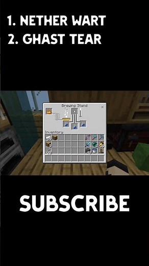 Making potion of regeneration | How to make potion of regeneration | potions | Minecraft