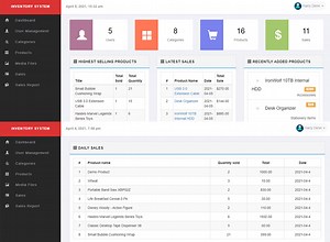 Inventory Management System in PHP with Source Code - CodeAstro
