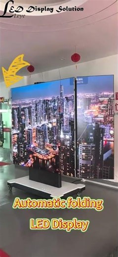 Automatic Portable & Foldable LED screen #cobled #ledcob#flexibleleddisplay