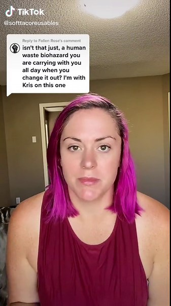 Replying to @Fallen Rose no, it is not a hazard to carry around a soiled pad. #clothpads #reusablepads #washablepads #periodsolutions #periodproducts #periodpads