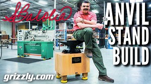 Follow along in this DIY How-To video with Founder and CEO of Grizzly Industrial Inc., Shiraz Balolia, as he takes you step-by-step through building a custom anvil stand. This stand features industrial-grade components, including a 200lb maple butcher block base, 175lb drop-forged German-made anvil, custom CNC fabricated hold down brackets and much more. Follow along, and check out the links in this description to see the products shown on Grizzly.com. Featured machines: Grizzly G0636X - 17" 5 H