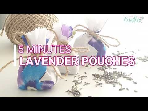 5 Minute DIY lavender bags