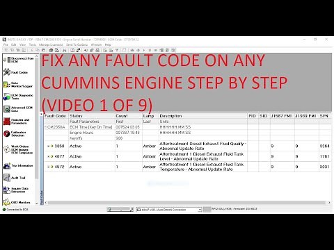 FIX ANY CUMMINS FAULT CODE STEP BY STEP (VIDEO 1 OF 9)