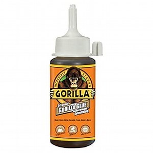 Gorilla Original Gorilla Glue, Waterproof Polyurethane Glue, 4 Ounce Bottle, Brown, (Pack of 1)