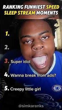 Ranking Funniest Speed Sleep Stream Moments