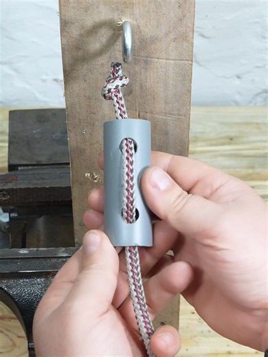 The Only Rope Tensioner You’ll Ever Need: DIY Camping & Home Hack #diy #tips #lifehacks #skills #howto #tricks #outdoors #camping #rope