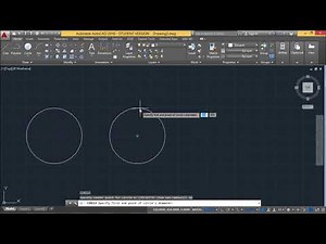 AutoCAD - Drawing circles