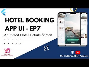 Flutter Hotel Booking UI - Book your Stay At A New Hotel - Ep7