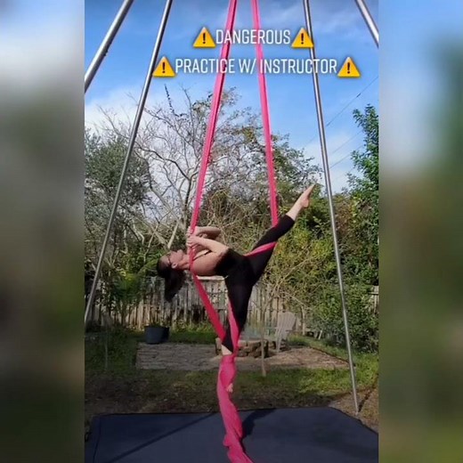 Aerial Silks: Archer Split Tutorial