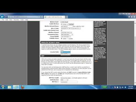 How to configure the wireless settings on your D-Link router