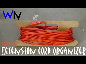 How to Make an Extension Cord Organizer: AKA The Cord Buddy!