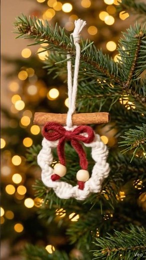 Easy DIY Mini Macrame Wreath (Beginner Friendly) 🎀