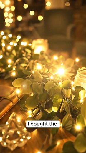 Let the gentle shimmer of olive lights set the scene for laughter, stories, and the warmth of family togetherness! ✨ | TwinklingTree | Facebook