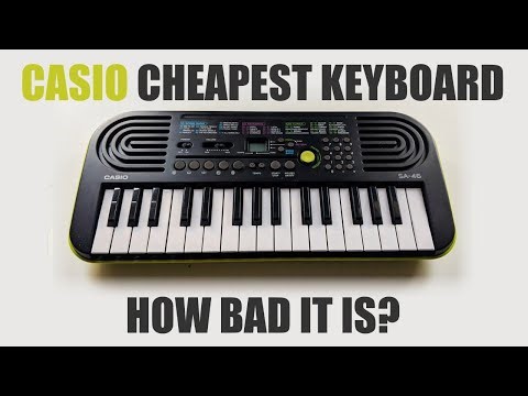 Casio cheapest SA-46 / sa-47 musical keyboard for beginners