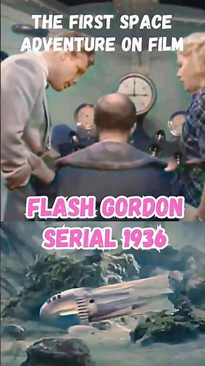 🚀 1936 Sci-Fi Rocket Journey | Flash Gordon’s First Space Adventure #classicscifi #flashgordon