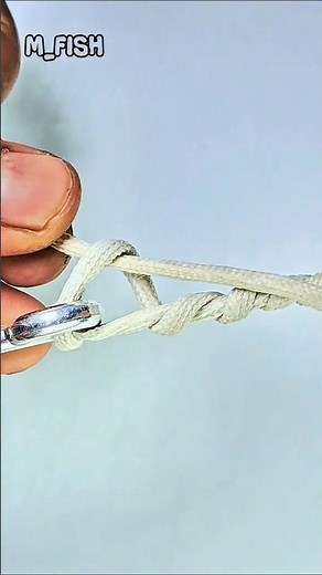 Beginner’s Strongest Knot to Tie a Hook Fast #knot #fishing #diy