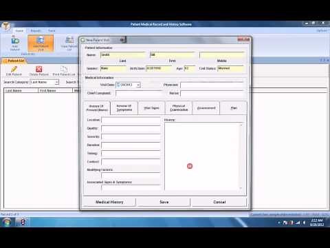 How To Use Patient Medical Record and History Software