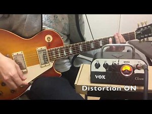 VOX MV50 Cleanをプリアンプとして使う。