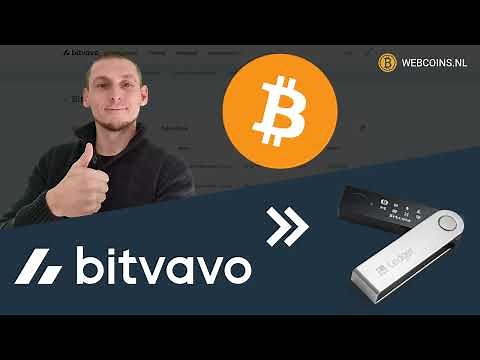 Bitcoin verzenden van Bitvavo naar een Ledger hardware wallet