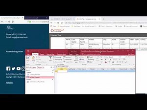 Getting Started with Access Module 1 SAM Text Book Project Part 3