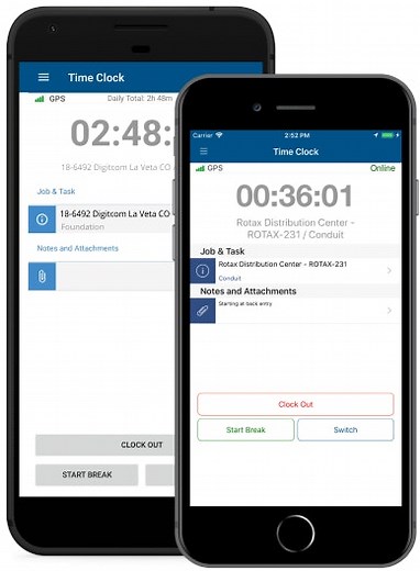 Download ClockShark's App on iOS or Android | ClockShark