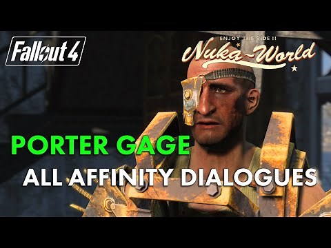 Fallout 4 - Porter Gage All Affinity Dialogues