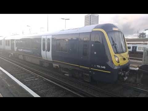 SWR - Smart Brand New Class 701 Arterio - at Clapham Junction Stn - Platform 10 - 03/12/2025