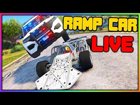 GTA 5 RP LIVE - RAMP CAR vs COPS and HITMAN