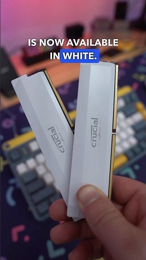 Crucial's Pro Overclocking DDR5 in White!